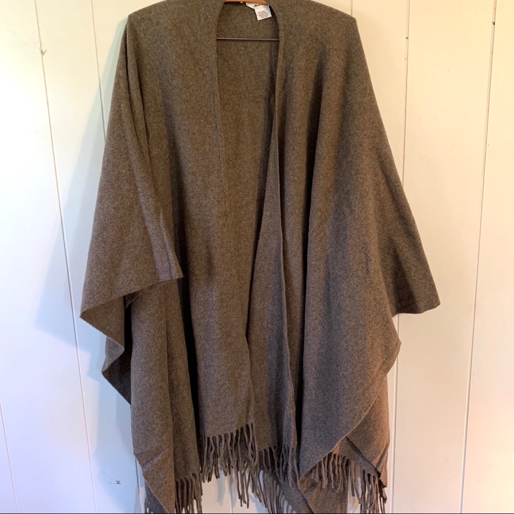 Talbots Wool Shawl/Blanket Scarf/Wrap